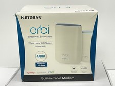 ORBI NETGEAR CBK40 WiFi Mesh System Router/Modem CBR40 w/ Satellite RBS20 *READ*
