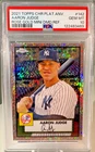 Aaron Judge 2021 Topps Chrome Platinum #142 *Rose Gold Diamond Refractor* PSA 10