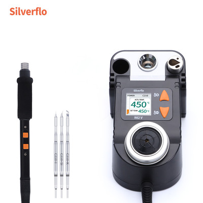 Silverflo 982-V C210 Soldering Station 40W Precision Digital Soldering Iron Kit
