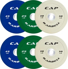 2-Inch Olympic Bumper Plate Weight Set | 100-370 Lbs | Multiple Options