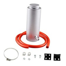 Universal 800ml Car Radiator Coolant Overflow Oil Catch Tank Cooling Silver