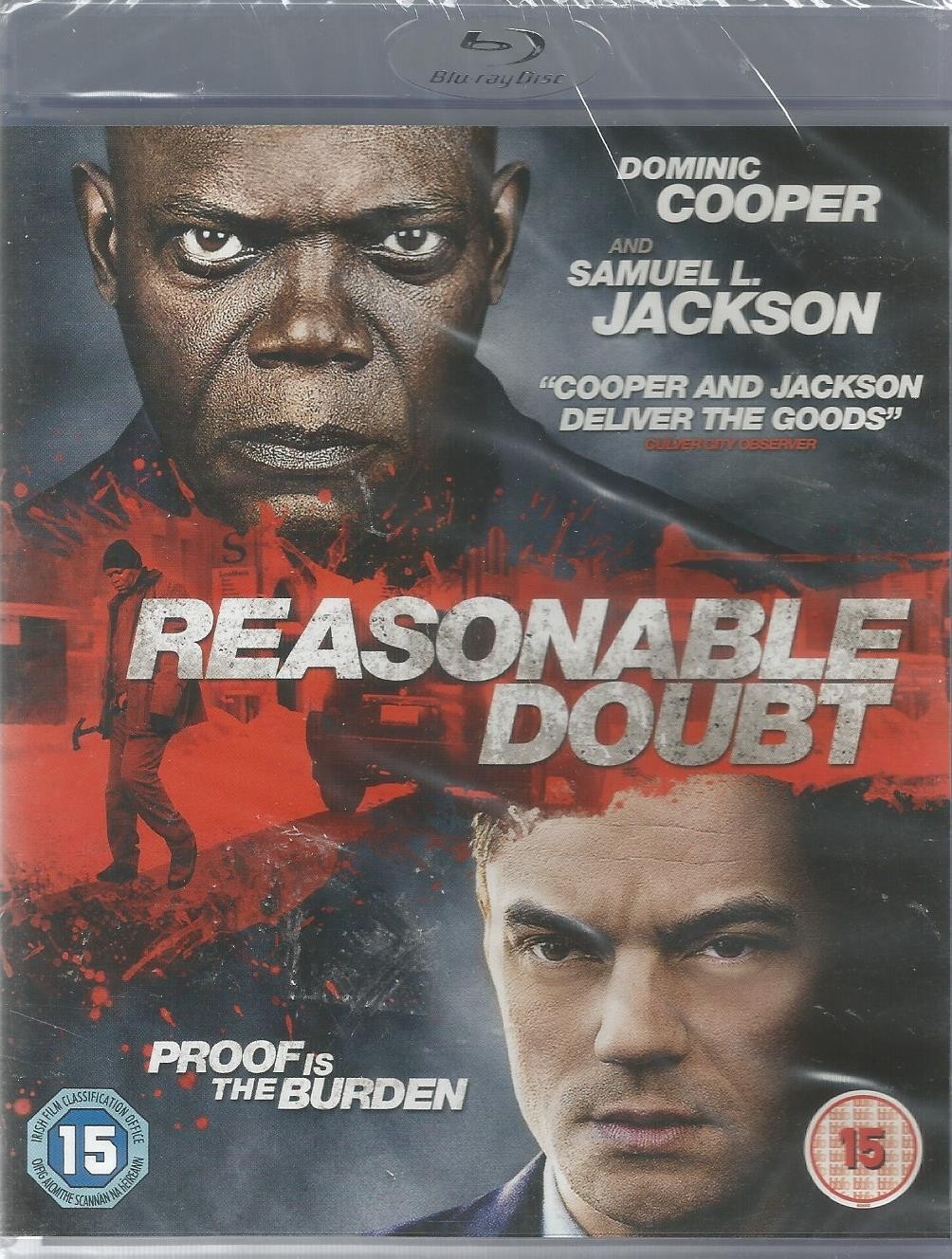 Reasonable Doubt Blu Ray Samuel L. Jackson Dominic Cooper