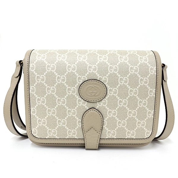GUCCI Mini sac à bandoulière avec emboîtement G GG toile suprême 671620 317261