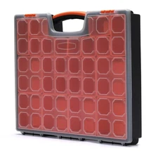 Multi Purpose Toolbox Professional Organizer 24 Bin Compartment Hardware Case