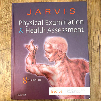 Carolyn Jarvis Physical Examination & Health Assessment 8th Ed HC Elsevier ISBN