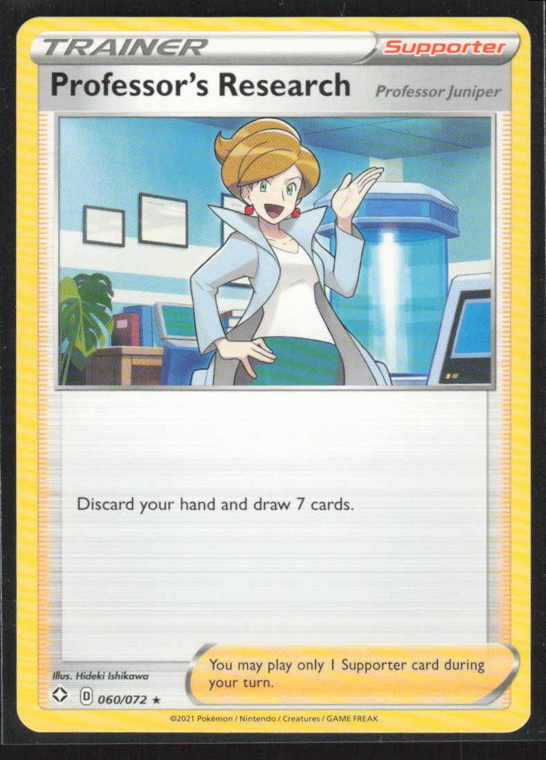 2021 Sword & Shield - Shining Fates Professor’s Research Rare #60