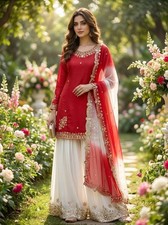Pakistani Dress Salwar Kameez Ready To Wear Suit Wedding Party Bollywood 3 Piece