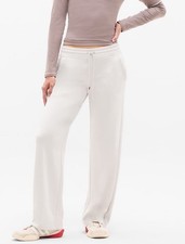 Athleta Seasoft mid rise straight pant- xs- bone- nwot