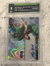 🔥Bo Nix 1/1 Auto RC, 2023 QB1 On The Clock Double Platinum Lava NM-Mint 8