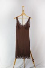 Dolce & Gabbana 90s Satin Lingerie-Style Slip With Lace Detailing Size 38