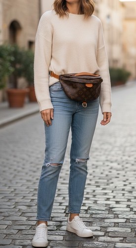 Louis Vuitton Bumbag Belt Bag Brown Monogram Canvas Bag