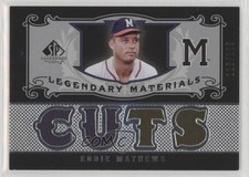 2007 SP Legendary Cuts Materials Dual 116/125 Eddie Mathews #LM-EM HOF 0i1b