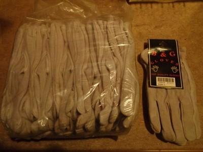 LOT of 12 PAIRS B & G Top Quality Leather Gloves Size L * NEW OLD STOCK * L@@K