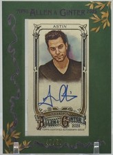 2025 Topps Allen & Ginter Skylar Astin Mini Green Framed Auto /50 #MA-SAS Actor