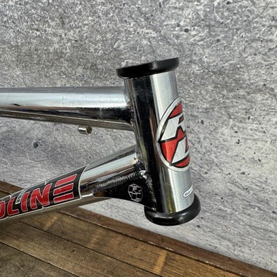 Vintage Redline RL340 BMX Bike Frame 20in Silver Old School Chrome