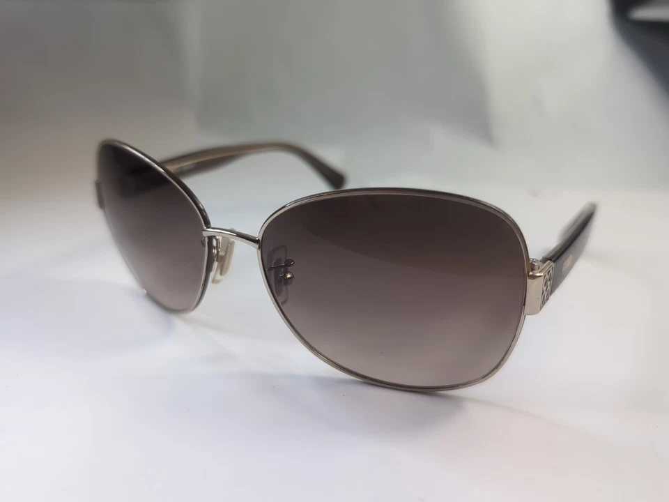 Gafas de sol Coach S1019 marco de metal marrón de gran tamaño 58-15 125 Foto 2 de 4