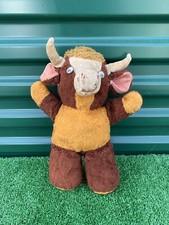 vintage cow plush stuffed animal homemade
