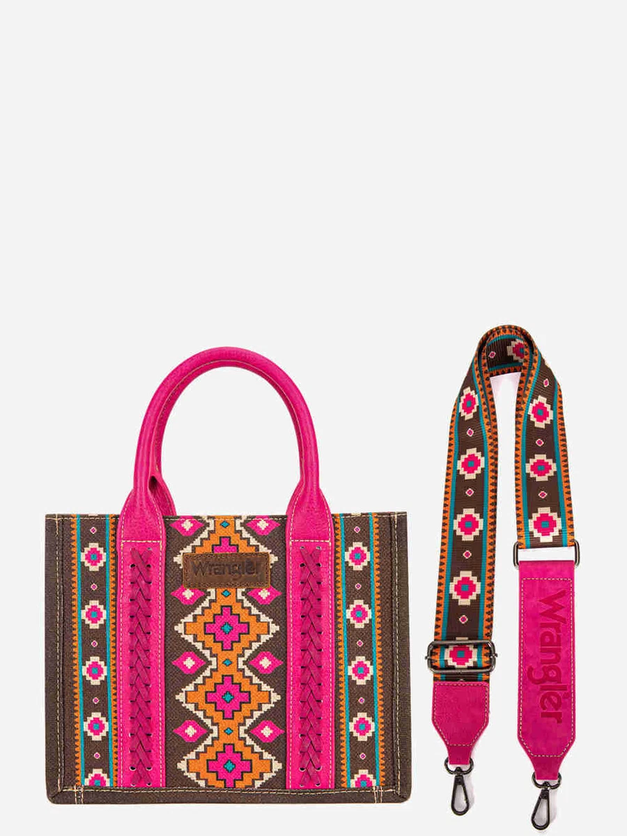 Monterrey Ladies Tote Purse Handwoven Southwestern Aztec Print Suede  Handles B : Clothing, Shoes & Jewelry - Amazon.com