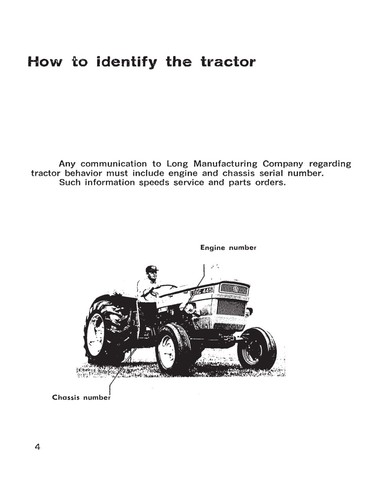 445 Diesel Tractor Operator Maint Manual Fits Long 445 - Picture 3 of 22