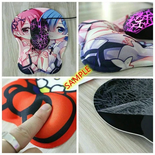 3D Oppai Mouse Pad with Wrist Rest