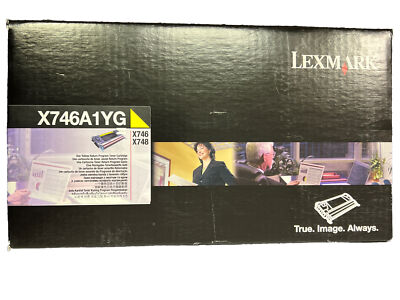 Lexmark X746A1YG Toner Cartridge Yellow 7K Yield Genuine X746de X748de X748dte