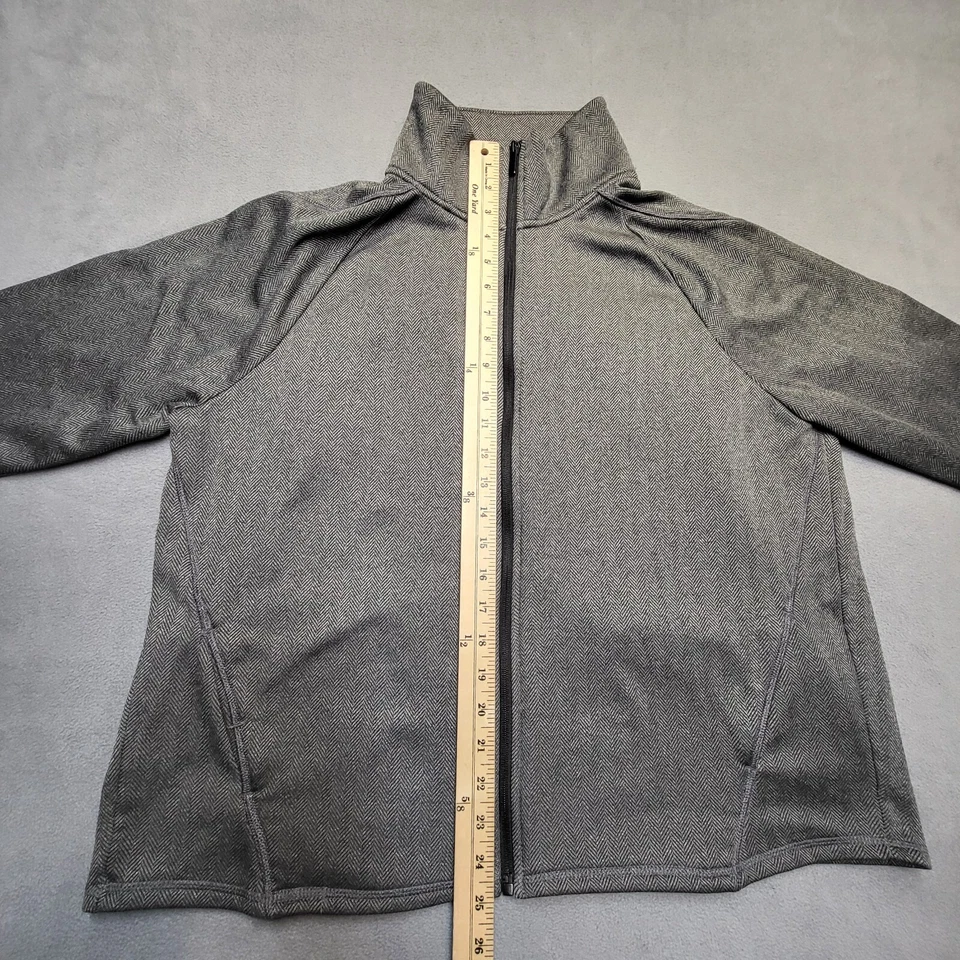 Куртка женская Champion C9 XL серая в елочку на молнии со складками сзади - Изображение 4 из 4