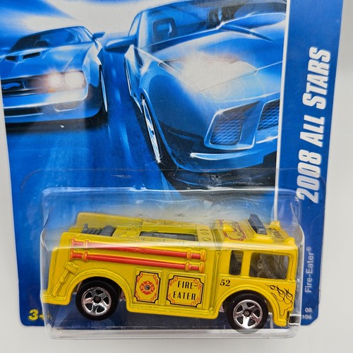2008 Hot Wheels | Fire-Eater | Yellow | 2008 All Stars | 048/196 | 1:64 | 5sp - Picture 2 of 3