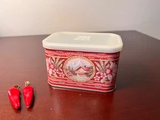 VTG Swiss Mocha Cafe ‘93 General Foods International Coffee Tin w/ Flowers