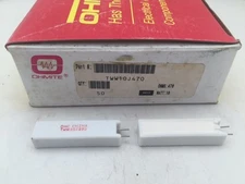 (10 pcs) TWW10J470 Ohmite, 10 Watt 470 Ohm 5%, Vertical Mount,Wirewound Resistor