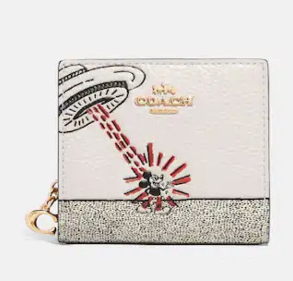 COACH DISNEY MICKEY MOUSE X KEITH HARING SNAP WALLET | eBay