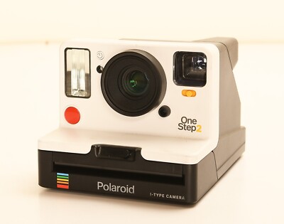 Polaroid Instant Camera One Step I-Type White Pre-owned Tested Works 