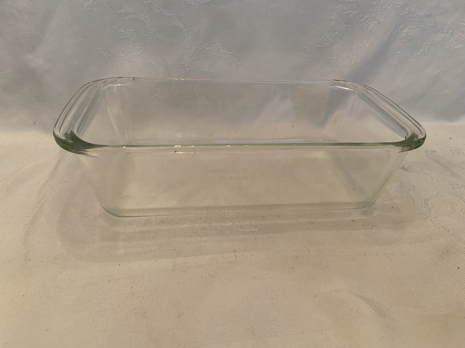Vintage PYREX Glass Loaf Pan 215 B 9"x 5"x 3" 2 Quarts Rounded