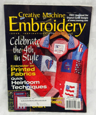 Creative Machine Embroidery July August 2005 Celebrate the 4th in Style