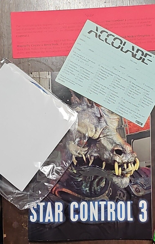 Star Control 1, 2 and 3 New US Retail Store Big Box - Open Box Disks Sealed Rare - Picture 4 of 4