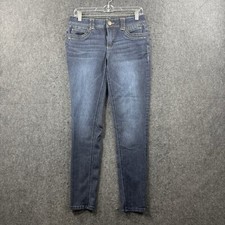 Democracy Ab Technology Jeans Women's 4 Blue Stretch Skinny Dark Wash