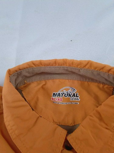 Mens Natural Gear Yellow Shirt Size XL - Picture 2 of 3