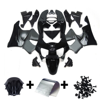 Black Gray Fairing Body Kit for Honda CBR900RR 919 1998 1999 Injection Bodywork