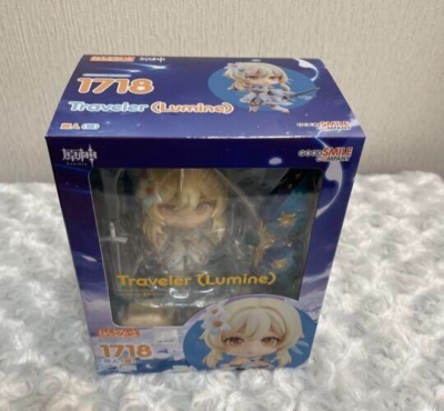 Genshin Impact Nendoroid 1718 Traveler Lumine firefly Figure GOOD