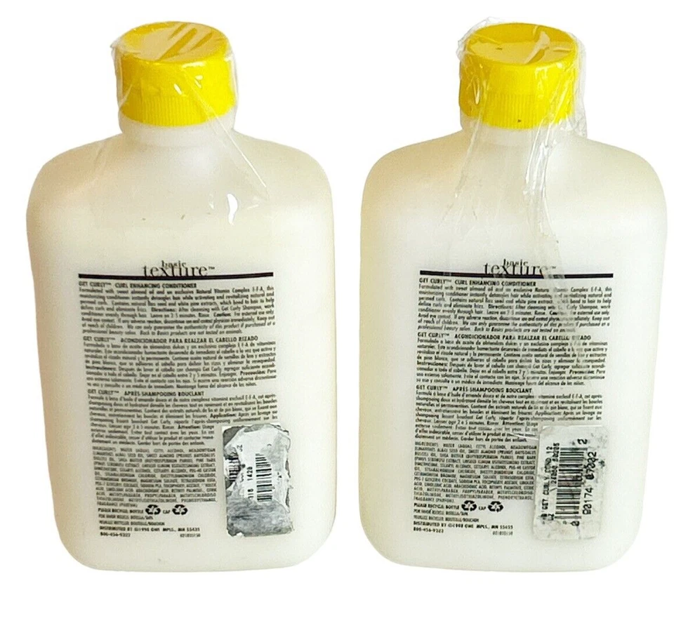 Set of 2 SET Back To Basics Get Curly Curl Enhancing Conditioner 12 oz NEW SEAL - Image 4 of 4