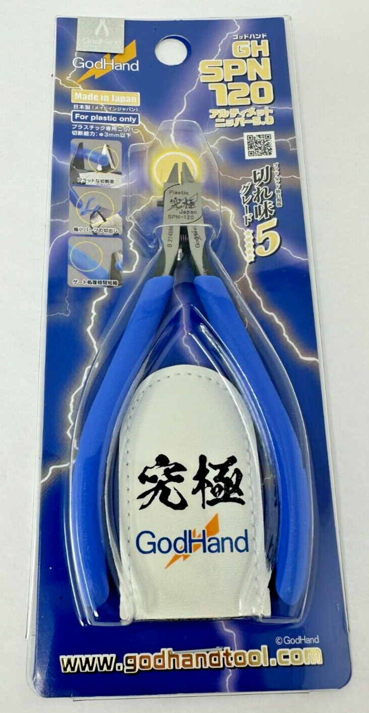 New God Hand Nipper 5.0 Ultimate Plastic Tool Model GH-SPN-120 Made in Japan