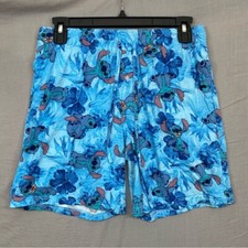 Disney Lilo Stitch Shorts Blue Kids Size S