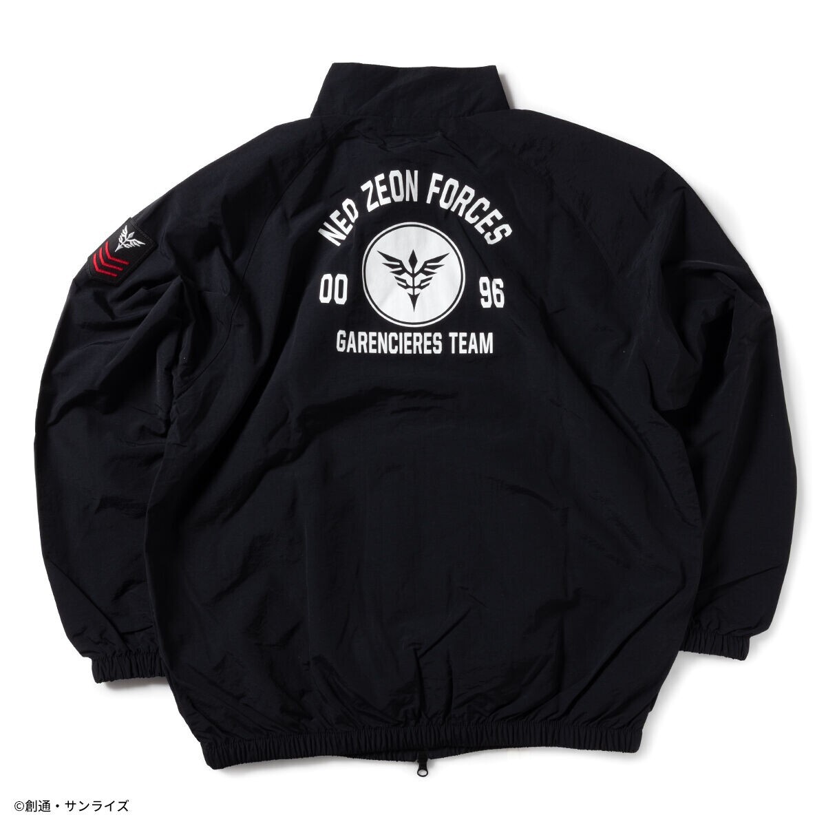 STRICT-G ARMS Mobile Suit Gundam Nylon Light Jacket Neo Zeon Black