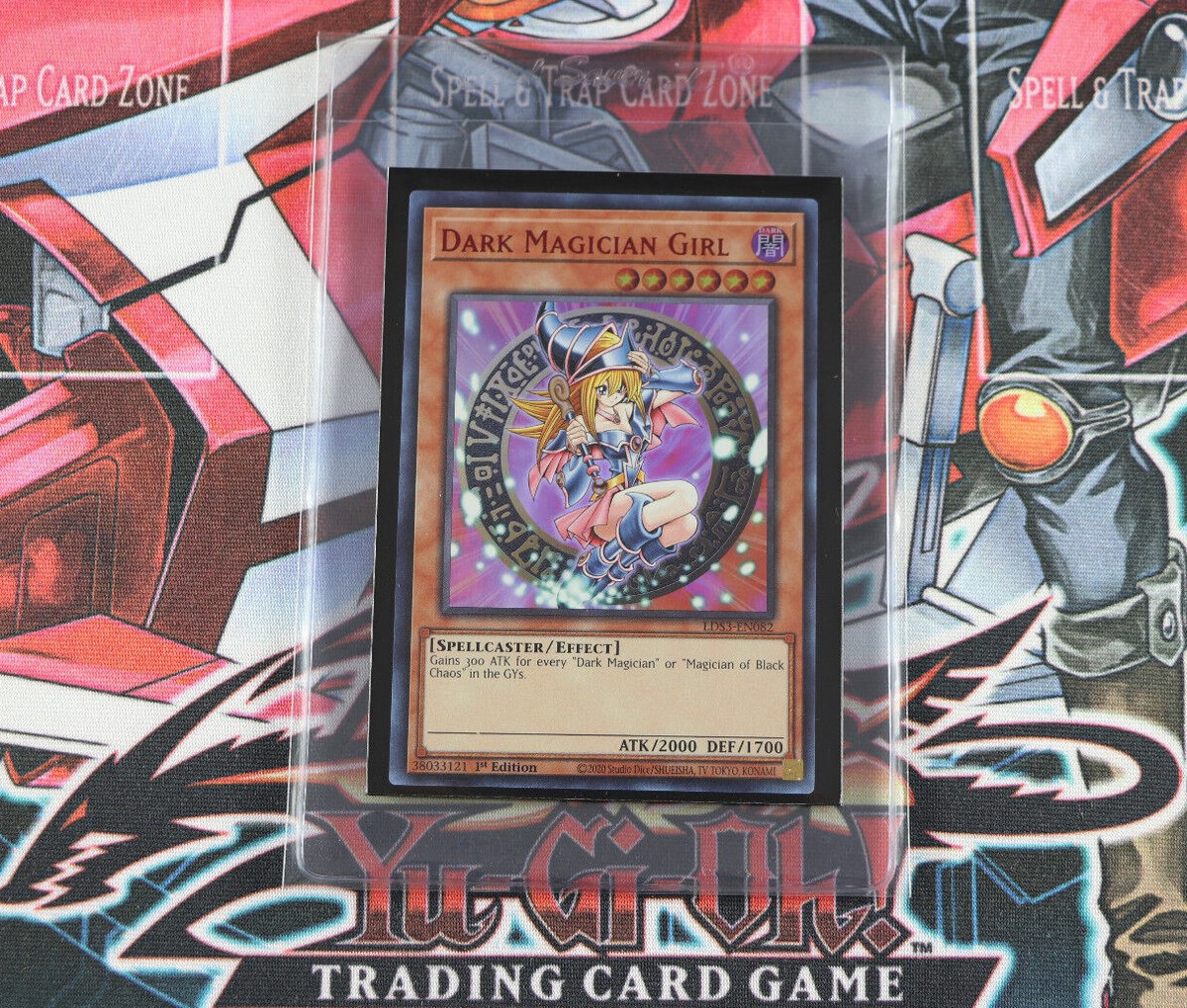 Yugioh Dark Magician Girl LDS3-EN082 1st Edition RED Ultra Rare | eBay