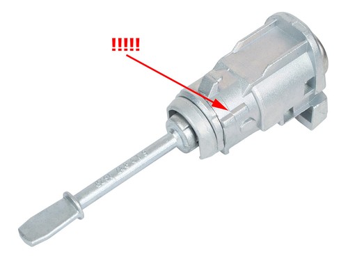 CILINDRO DE CERRADURA PUERTA DELANTERA IZQUIERDA PARA SEAT IBIZA III CORDOBA II - Imagen 2 de 2