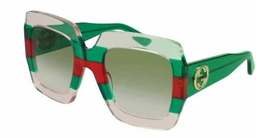 Gucci GG 0178 S 001 Multicolored/Green Gradient Sunglasses - Afbeelding 1 van 2