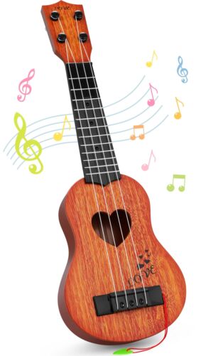 Kids Toy Classical Ukulele Guitar Musical Instrument, Brown