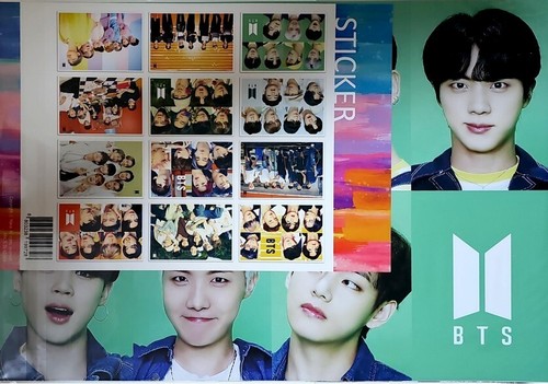 BTS 12P Poster Pack (A3 Size) Bromide & Photo Sticker K-POP 14 - Picture 3 of 4