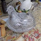 Marquis By Waterford Wedge Cut Crystal Hen On A Nest Covered serving Dish