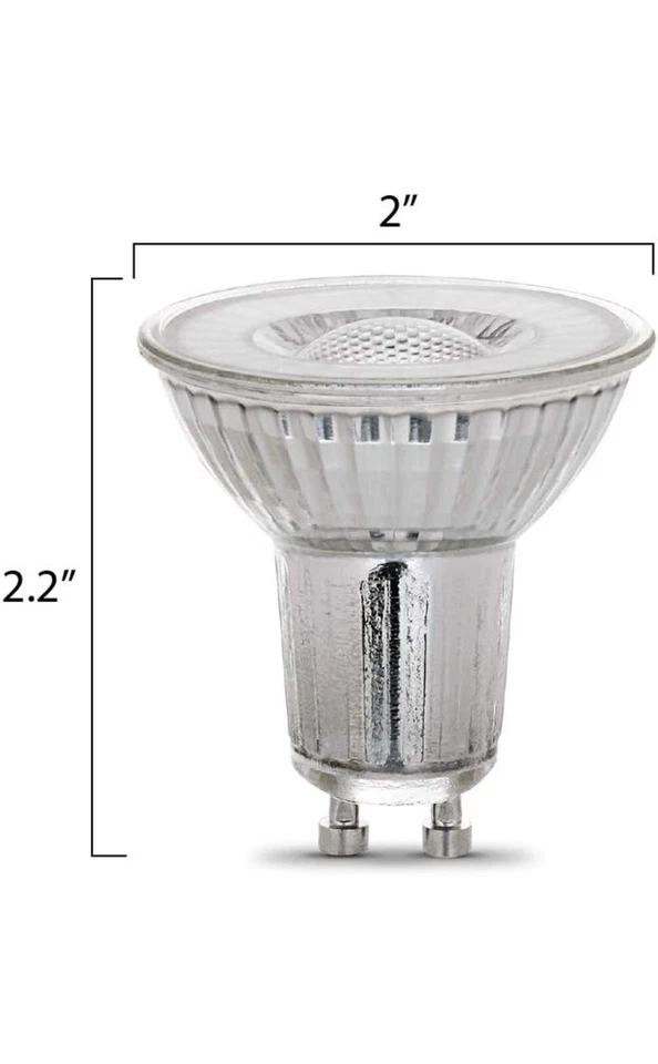 Feit Electric 4W LED MR16 GU10 Bulbs with 35W Equivalent, Dimmable, MR16 Bulb... - Image 4 of 4
