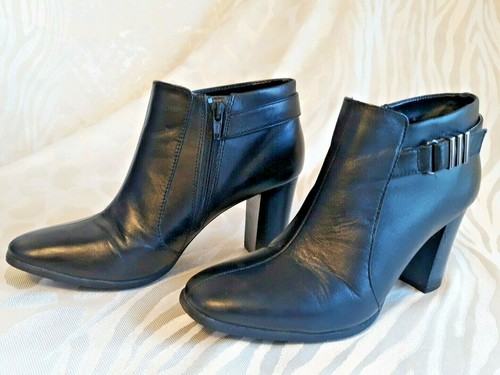 leather ankle boots m&s
